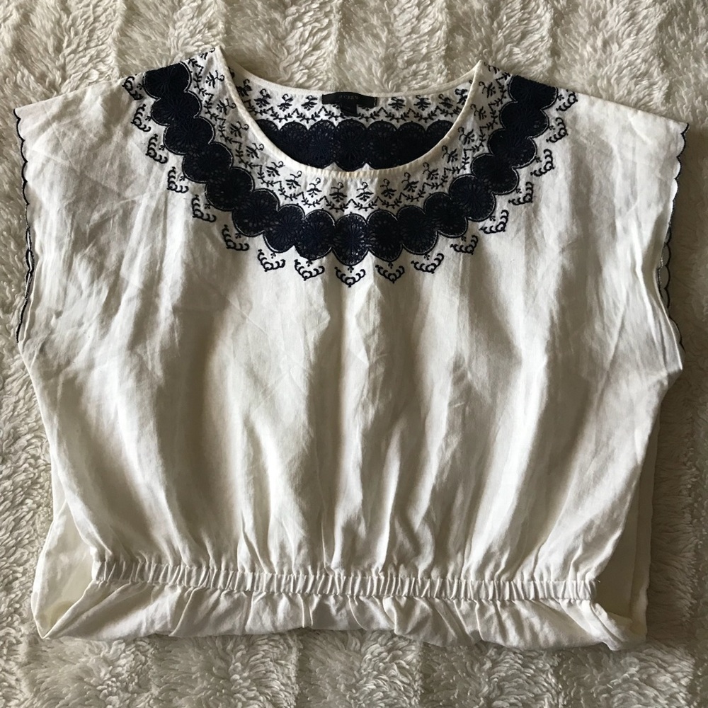 White J-Crew Dress